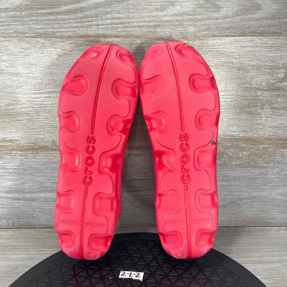 Crocs Woman's Pink Busy Fay Slip On Ballet Dance Flats Size 9 - Picture 8 of 8